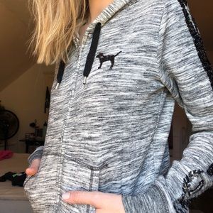 VS Pink Zip Sweatshirt